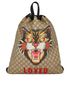 Gucci GG Supreme Angry Cat Drawstring, front view